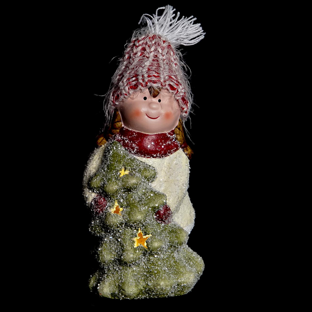 Decorazione Terracotta Bimbi Albero