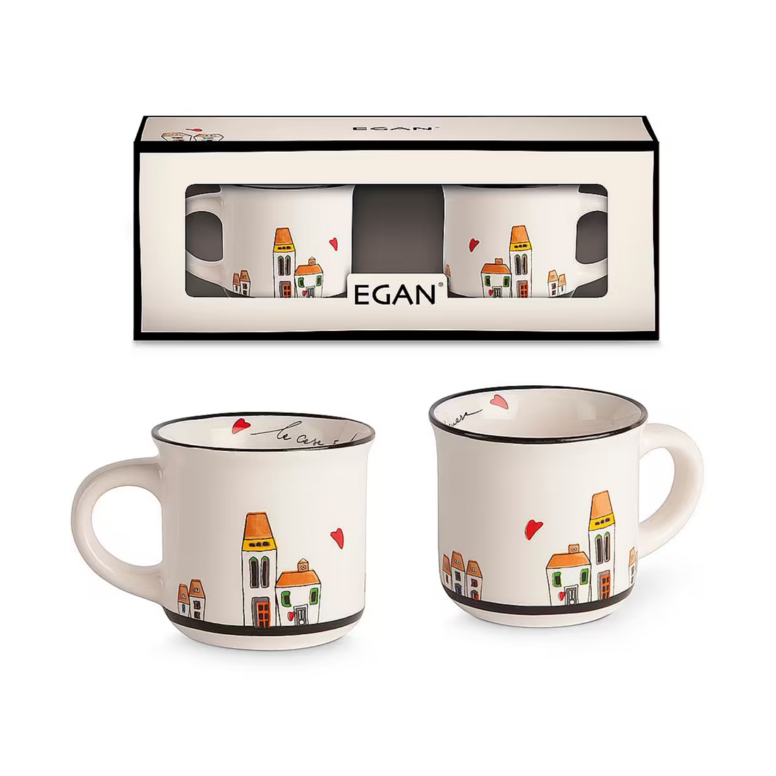 Set 2 Mini Mug Le Casette