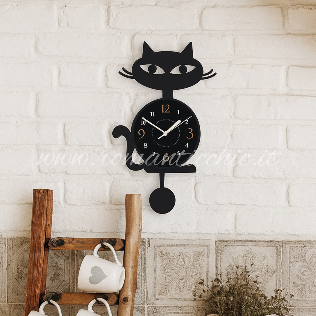 Orologio a Pendolo Gatto