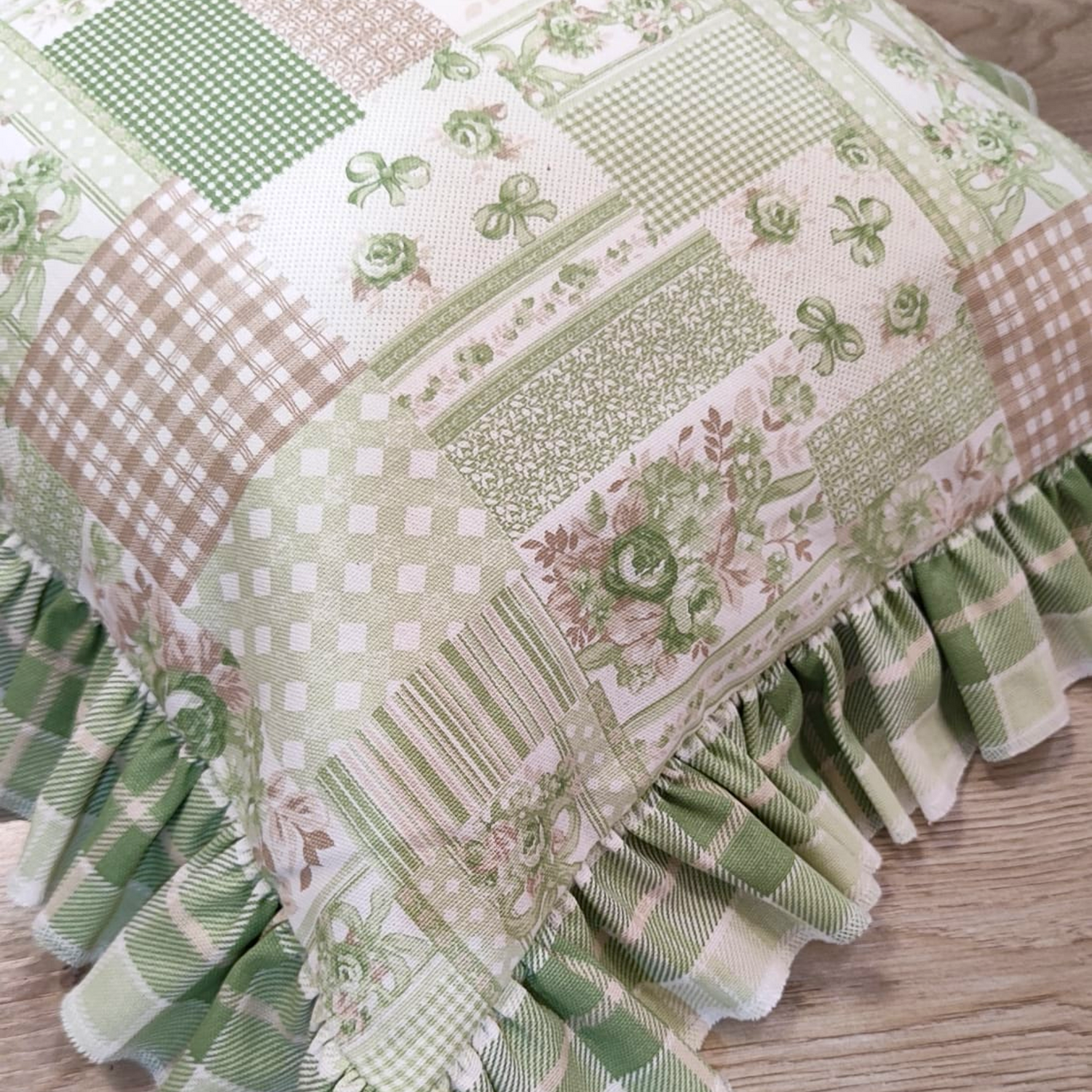 Cuscino Sedia Country Green
