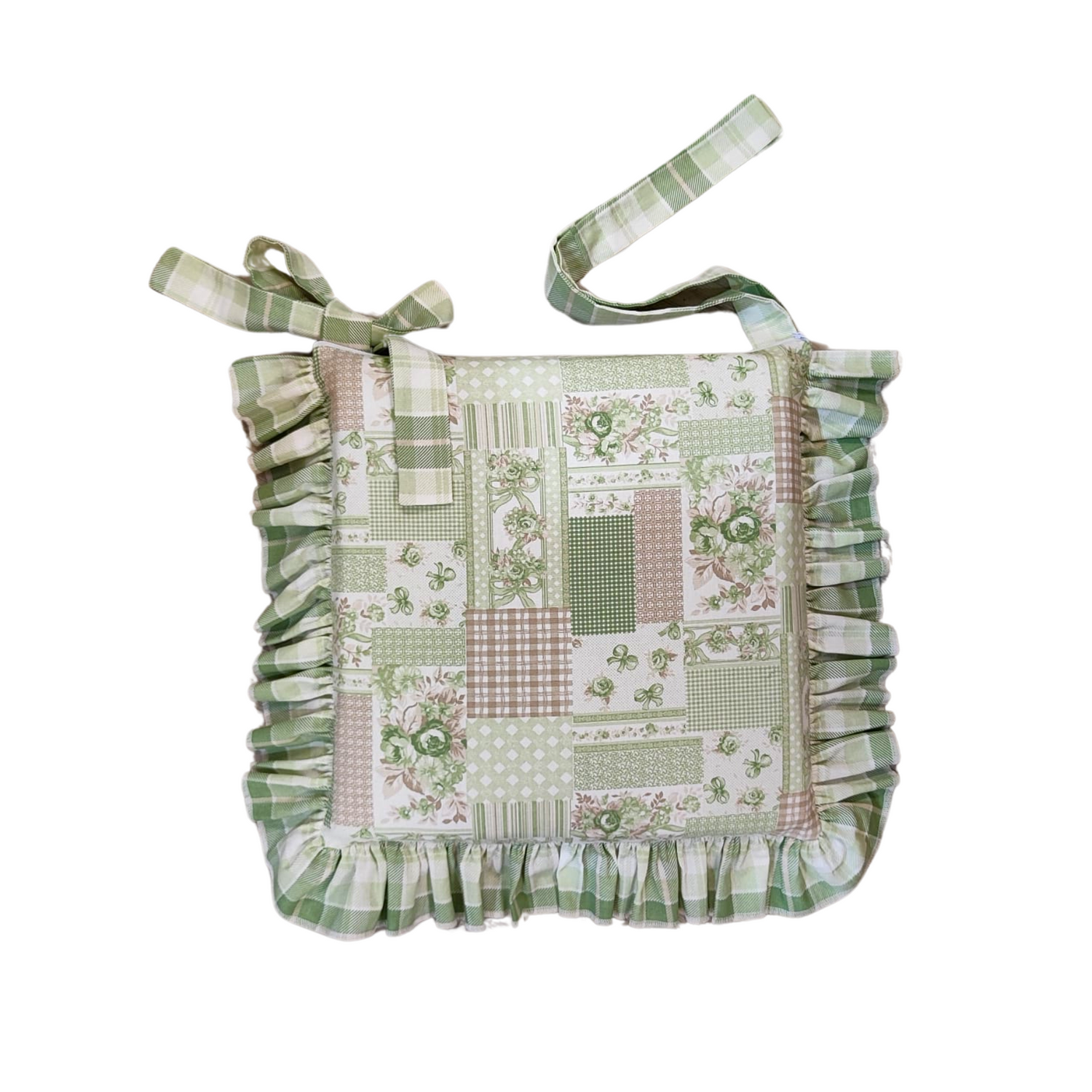 Cuscino Sedia Country Green