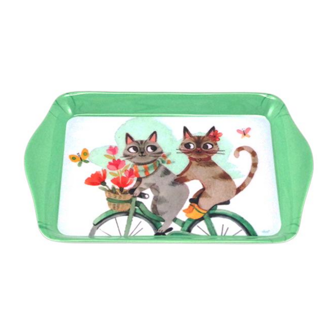 Vassoio Piccolo Gatti in Primavera