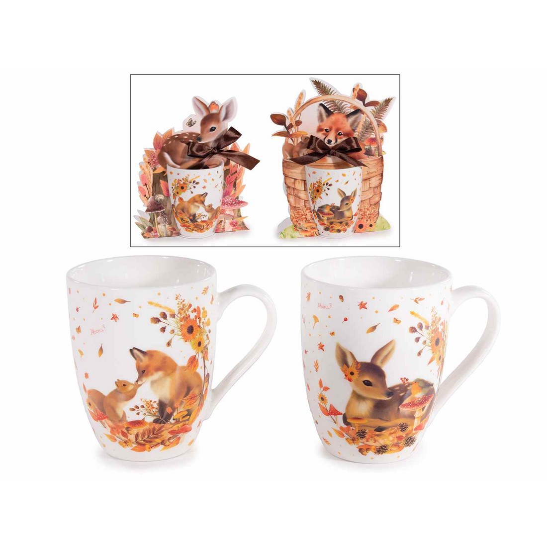 Tazza Animali del Bosco