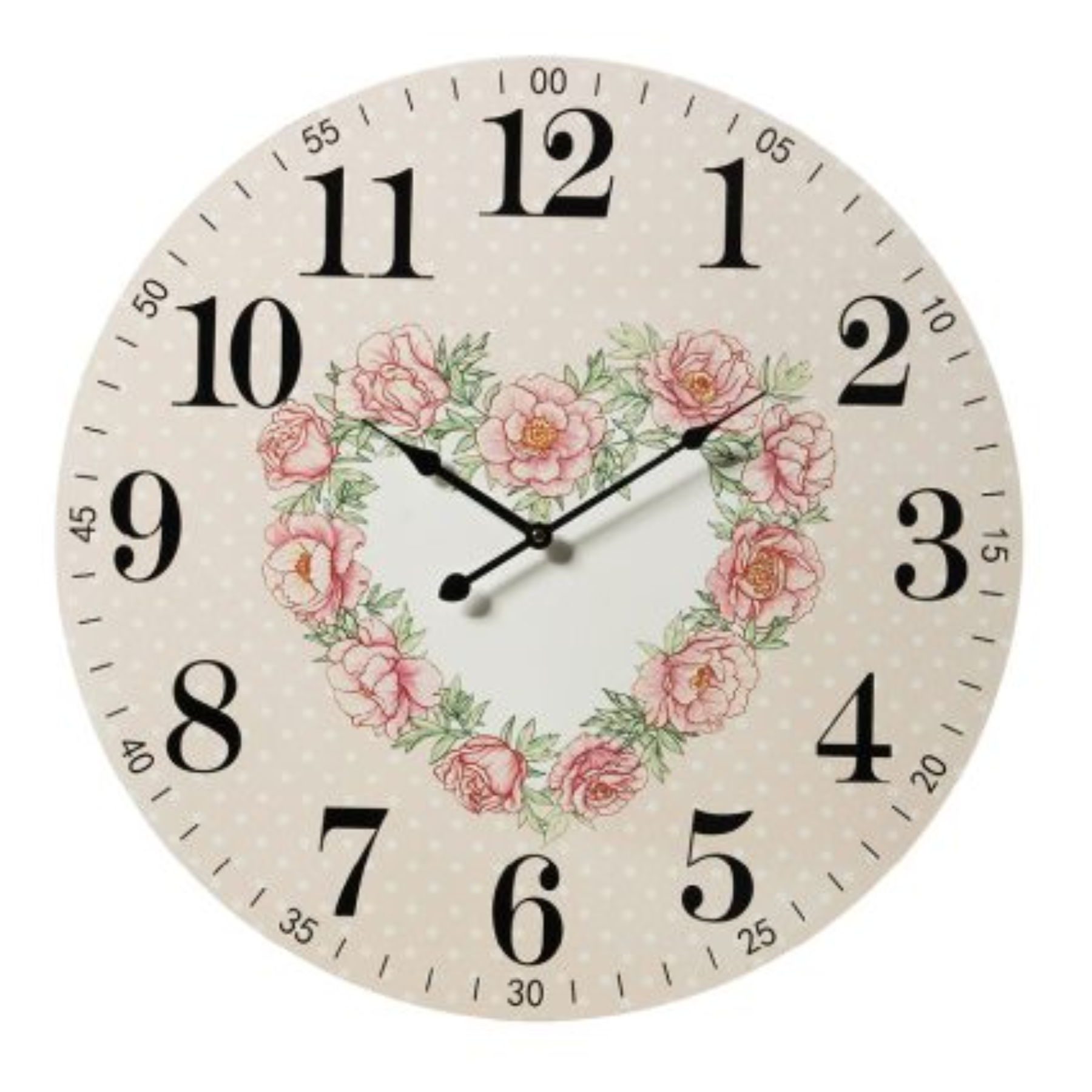 Orologio Cuore di Rose Nacchi