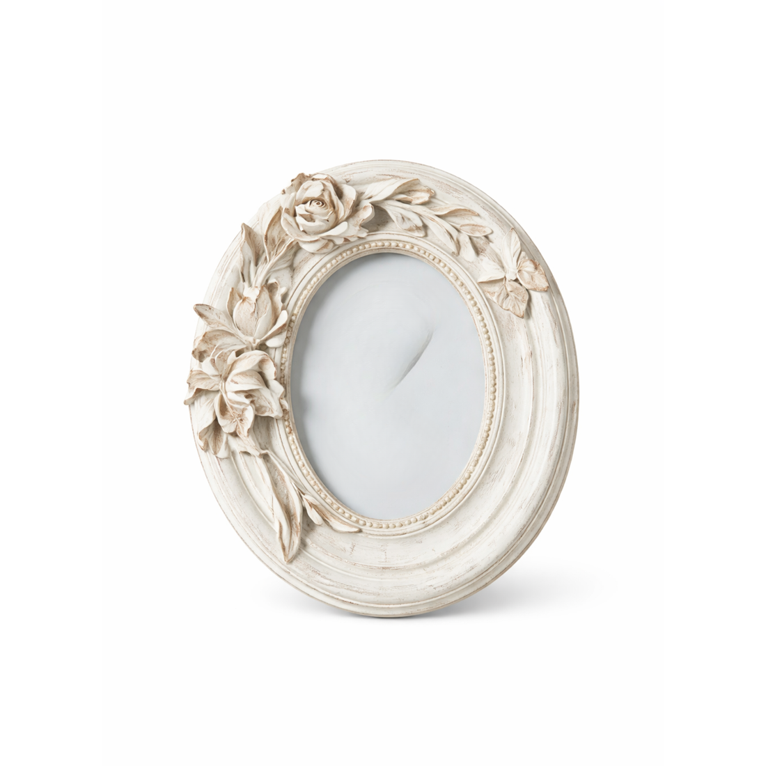 Portafoto Ovale con Decoro Nacchi