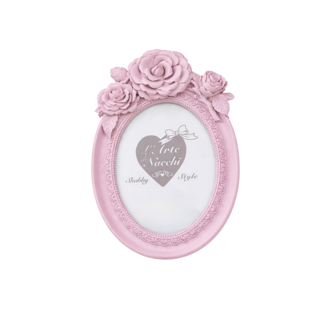 Portafoto Ovale Nacchi Rosa