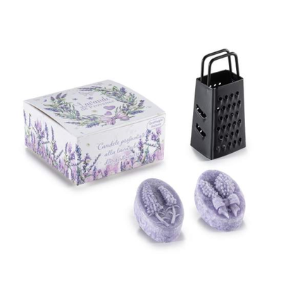 Cere Profumate Lavanda con Grattugia