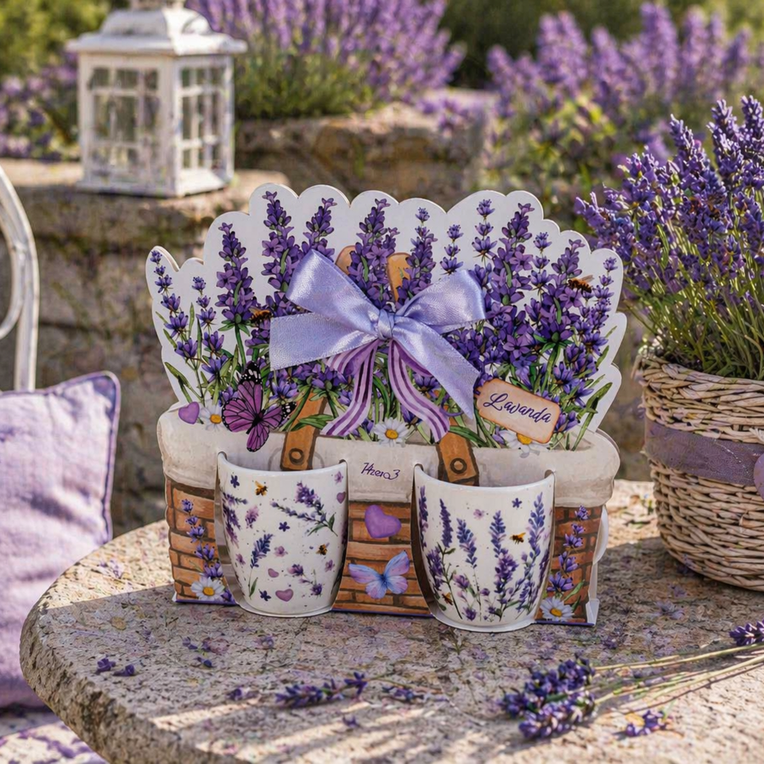 Set Tazzine Lavanda