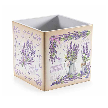 Vaso in Cemento Lavanda