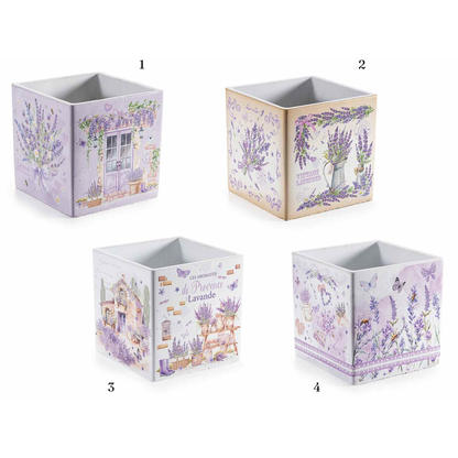 Vaso in Cemento Lavanda