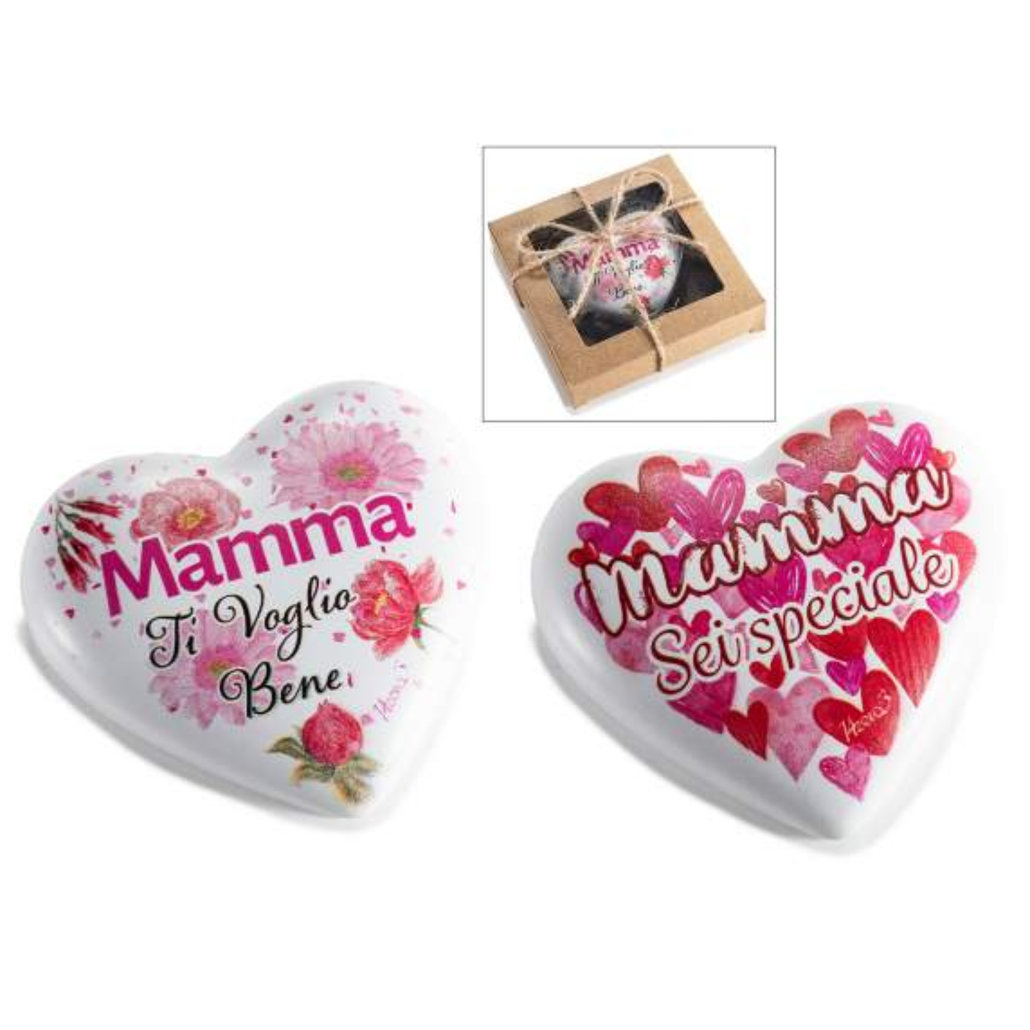 Cuore in Resina Mamma