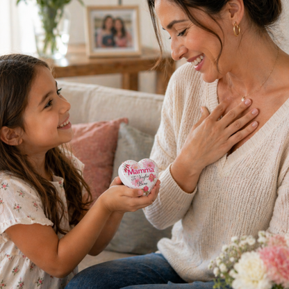 Cuore in Resina Mamma