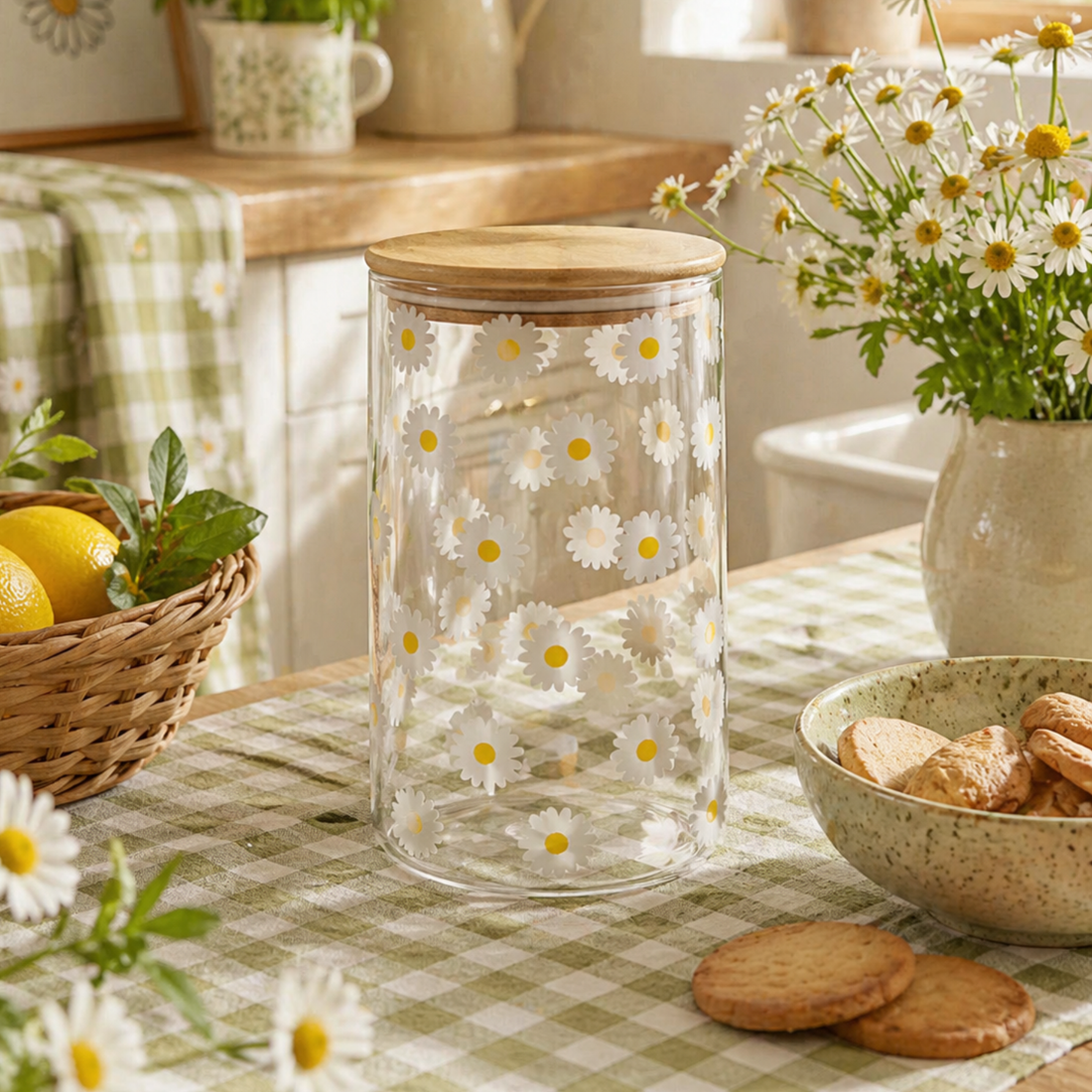 Barattolo Alimenti Margherite