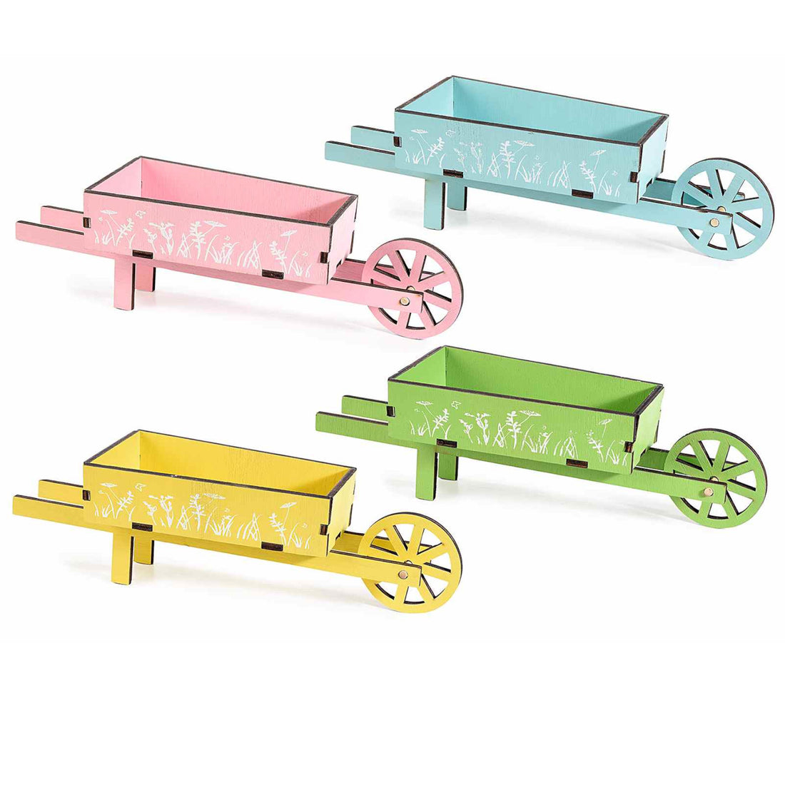 Mini Carriola Portaoggetti