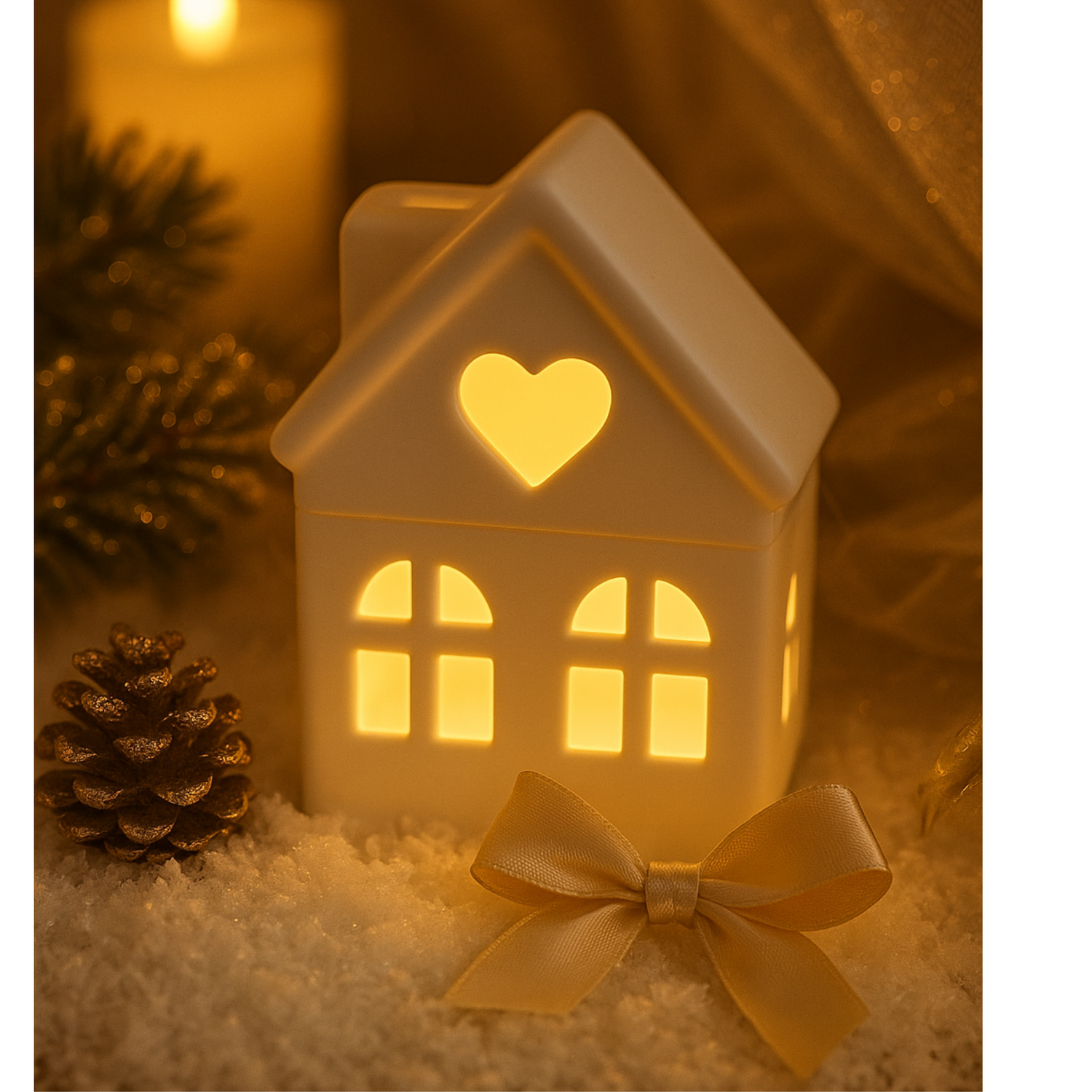 Casetta Porcellana Led