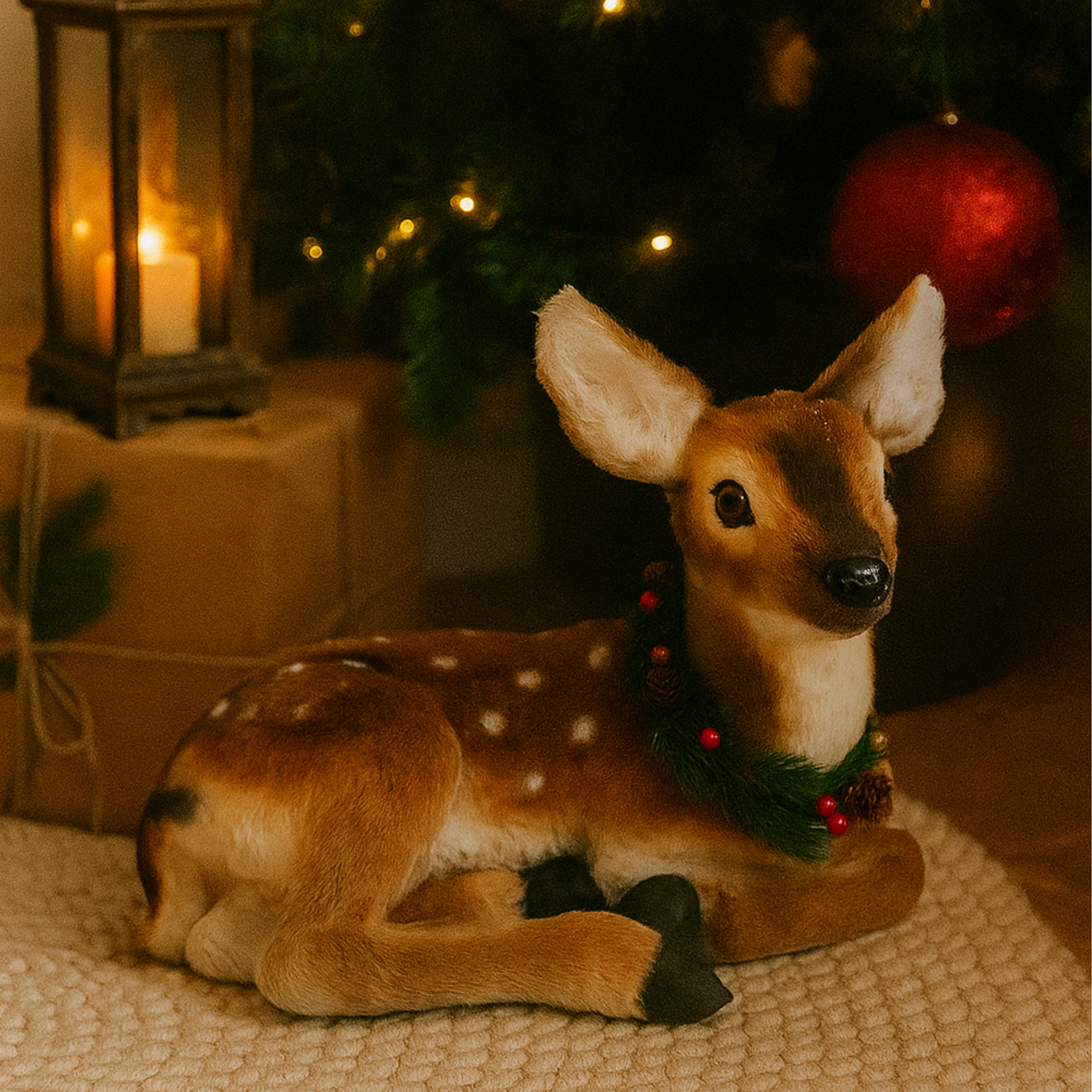 Decorazione Cerbiatto Seduto