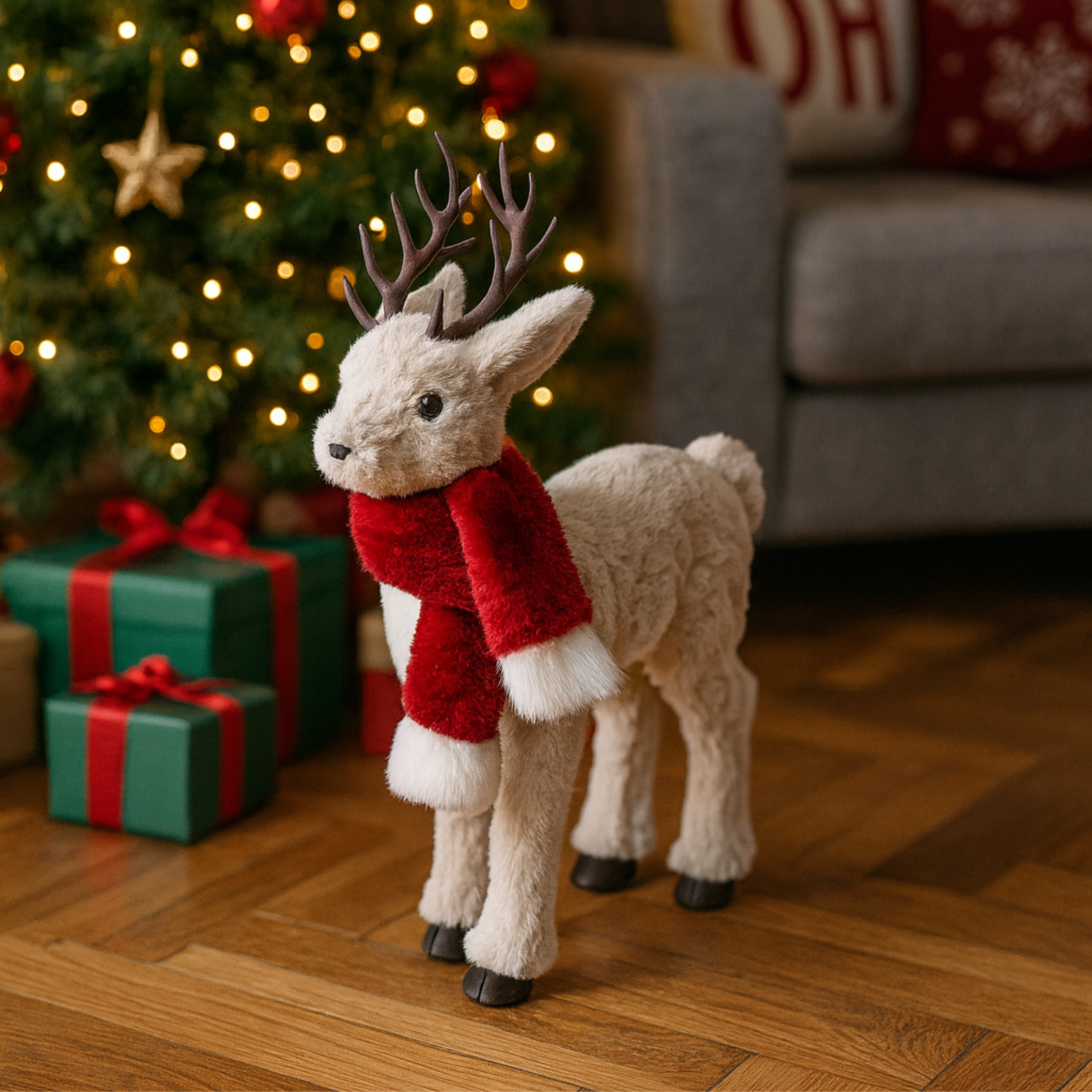 Decorazione Renna Pelliccia