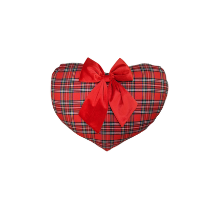 Cuscino Tartan Cuore Lovely Shabby