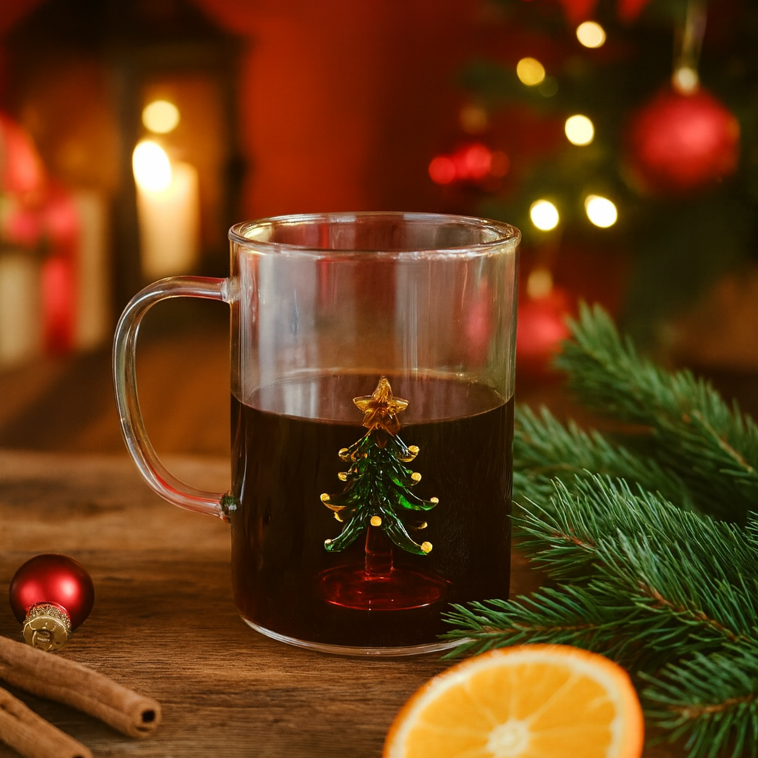 Mug Vetro 3D Natalizio