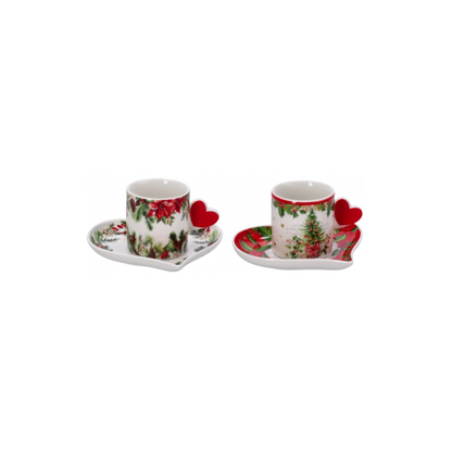 Tazzina da Caffè Cuore Classic Christmas