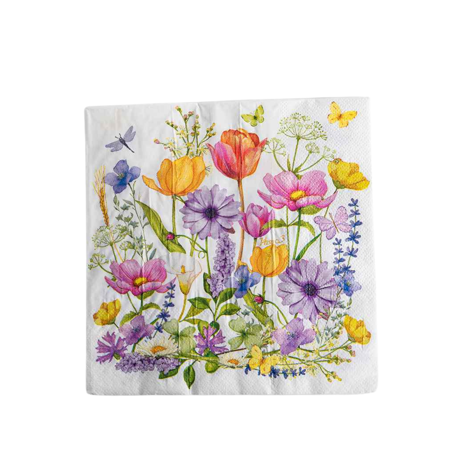 Tovaglioli di Carta Fiori e Tulipani