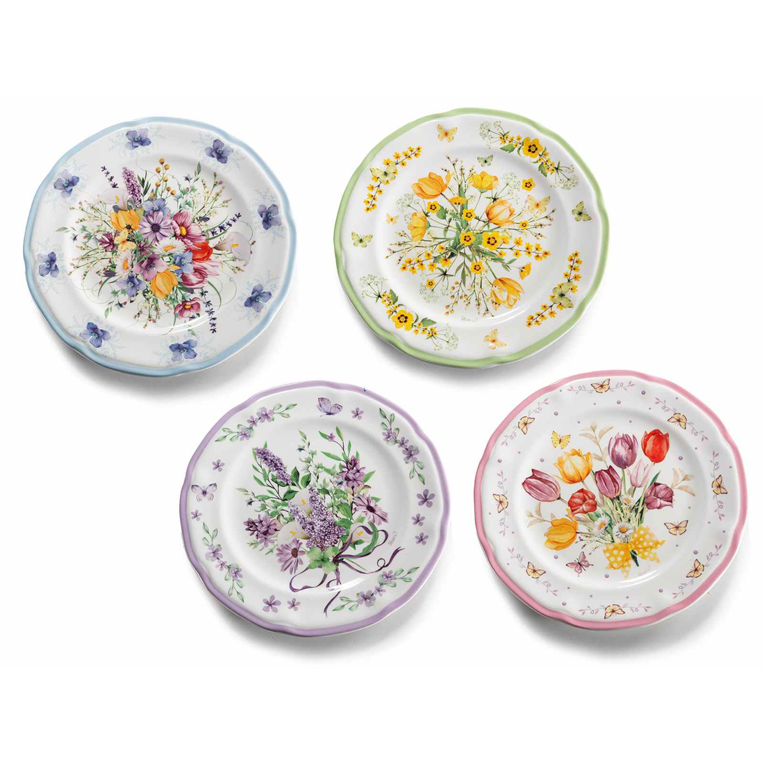 Piattino Fiori e Tulipani