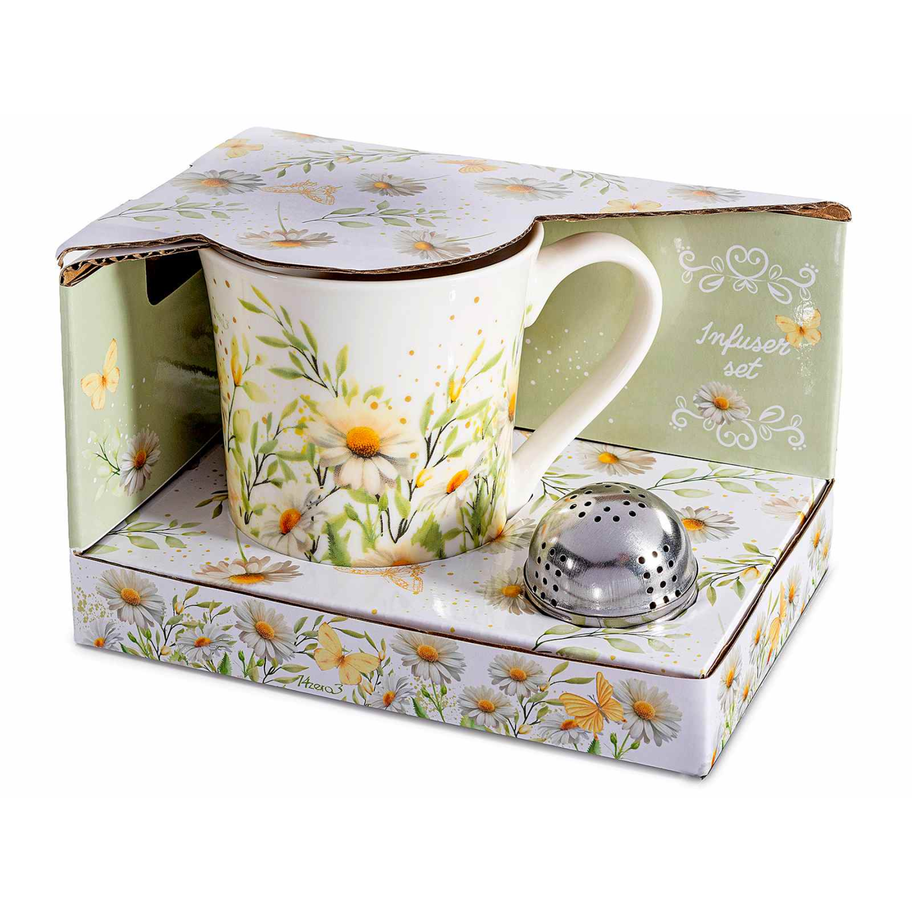 Set Tazza con Infusore Margherite