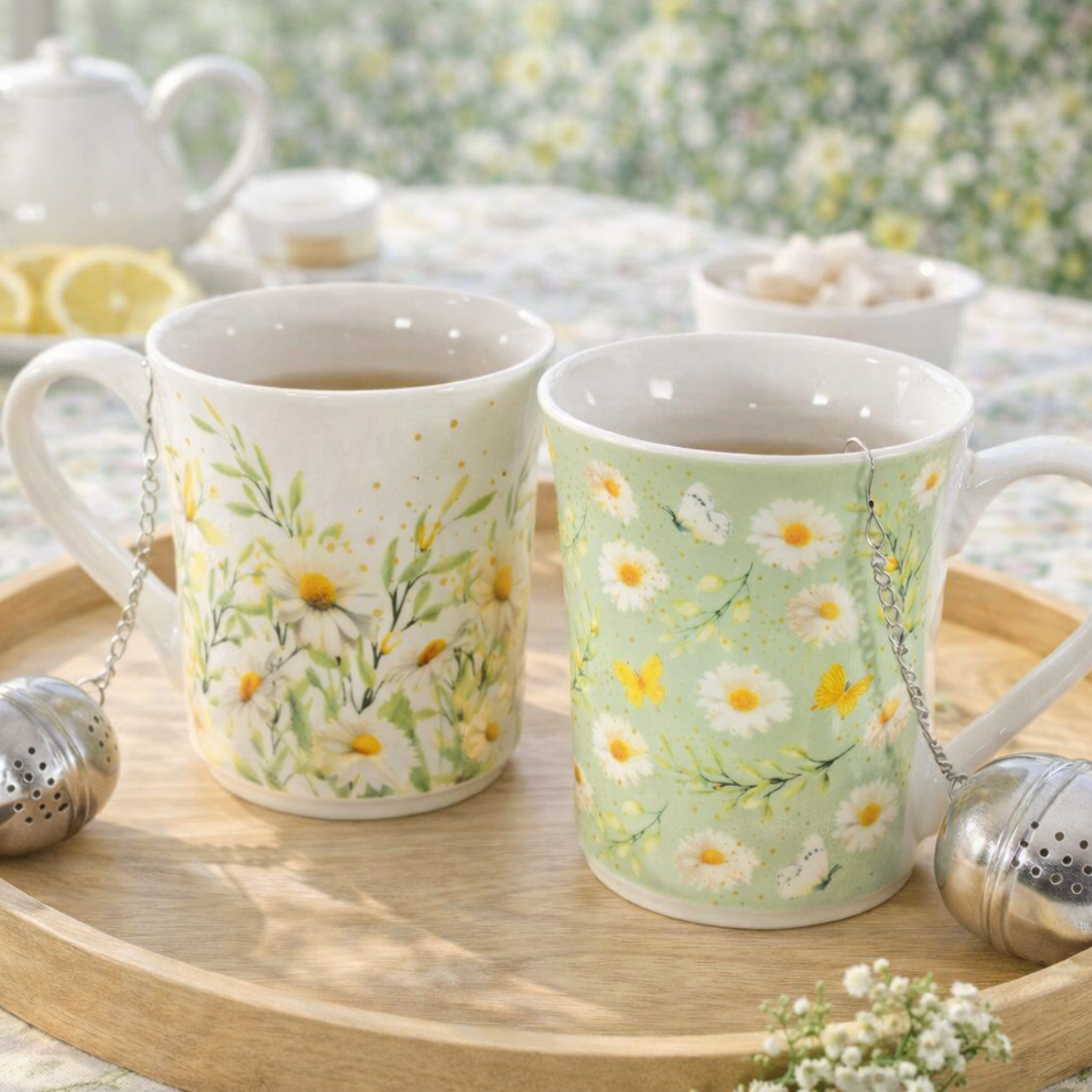 Set Tazza con Infusore Margherite