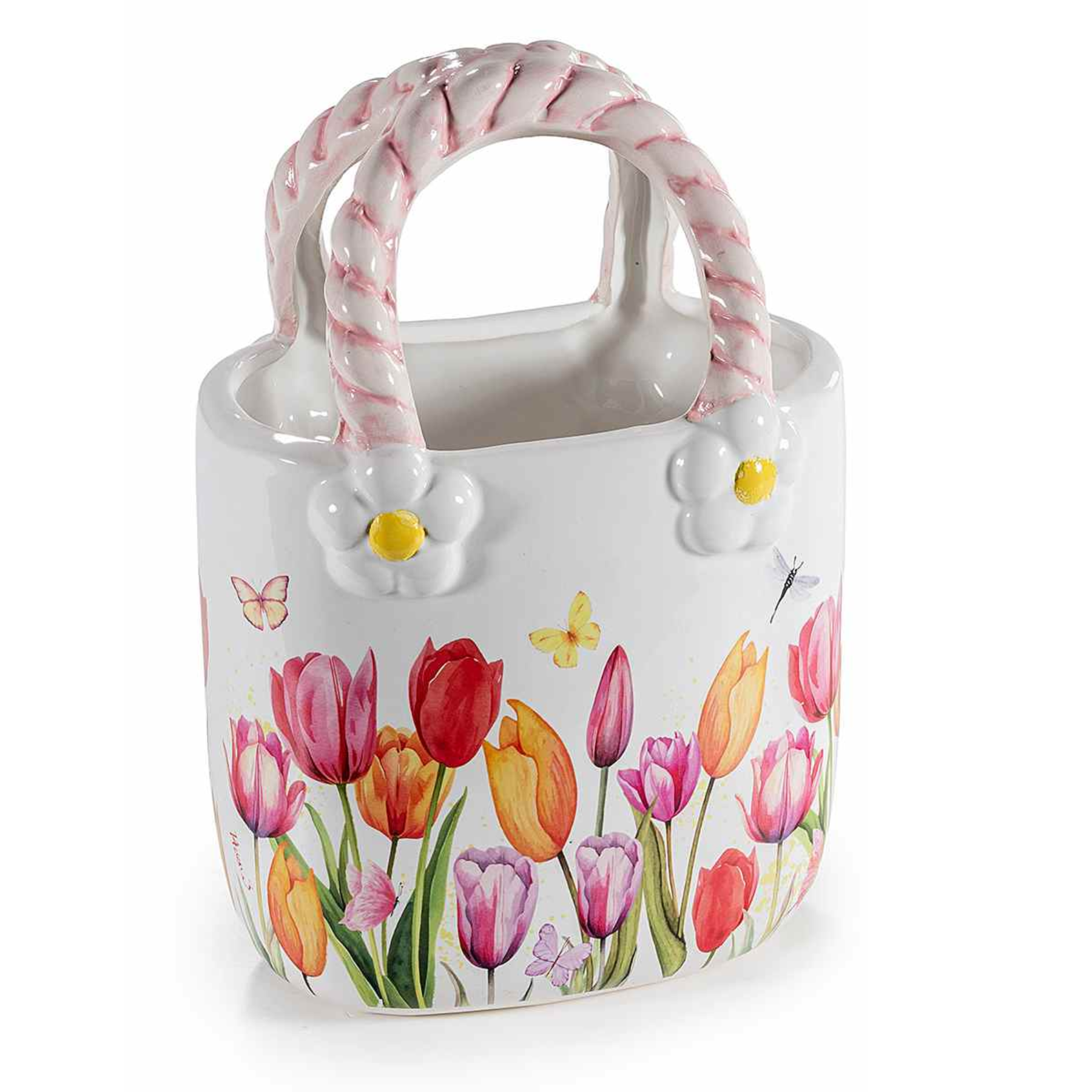 Vaso Borsetta Fiori PREORDINE