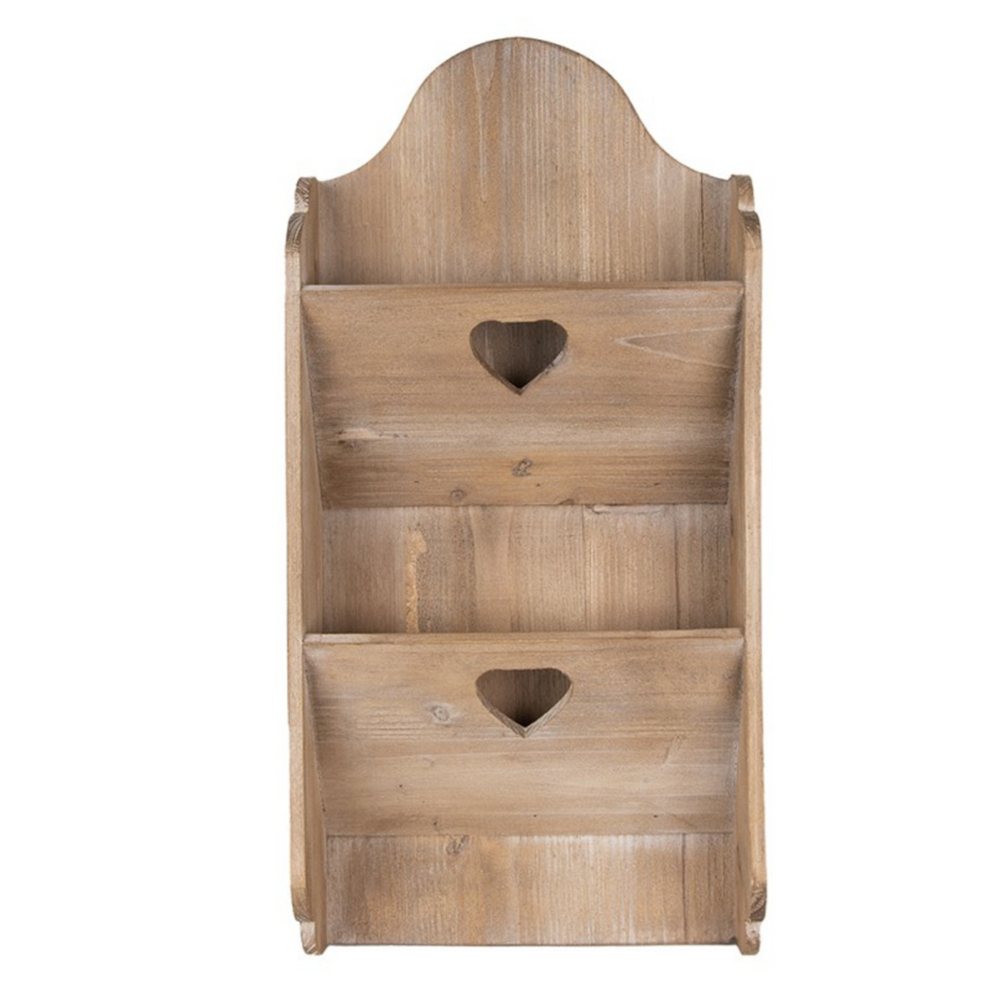 Porta Riviste In Legno Cuoricino