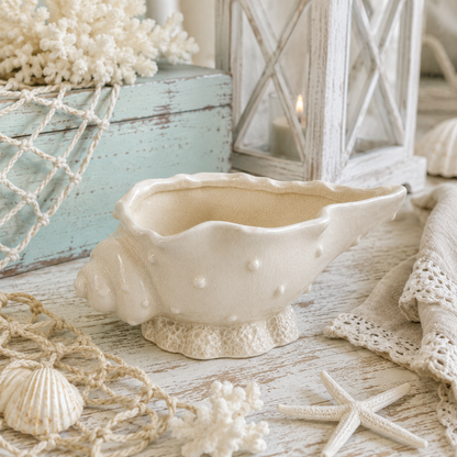 Decorazione Conchiglia Ceramica