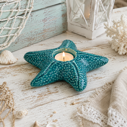 Porta Tea Light Stella Marina