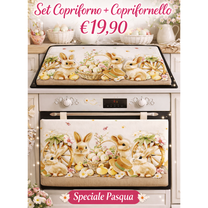 PROMO PASQUA Set Copriforno e Coprifornelli