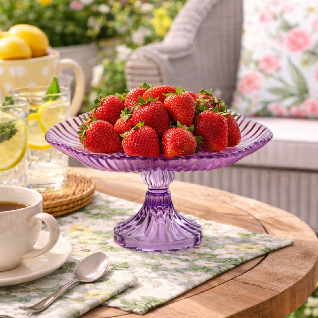 Alzata Vetro Colorato