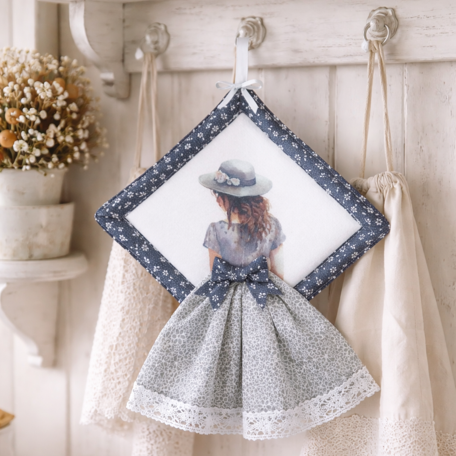 Strofinaccio Lady Flowers