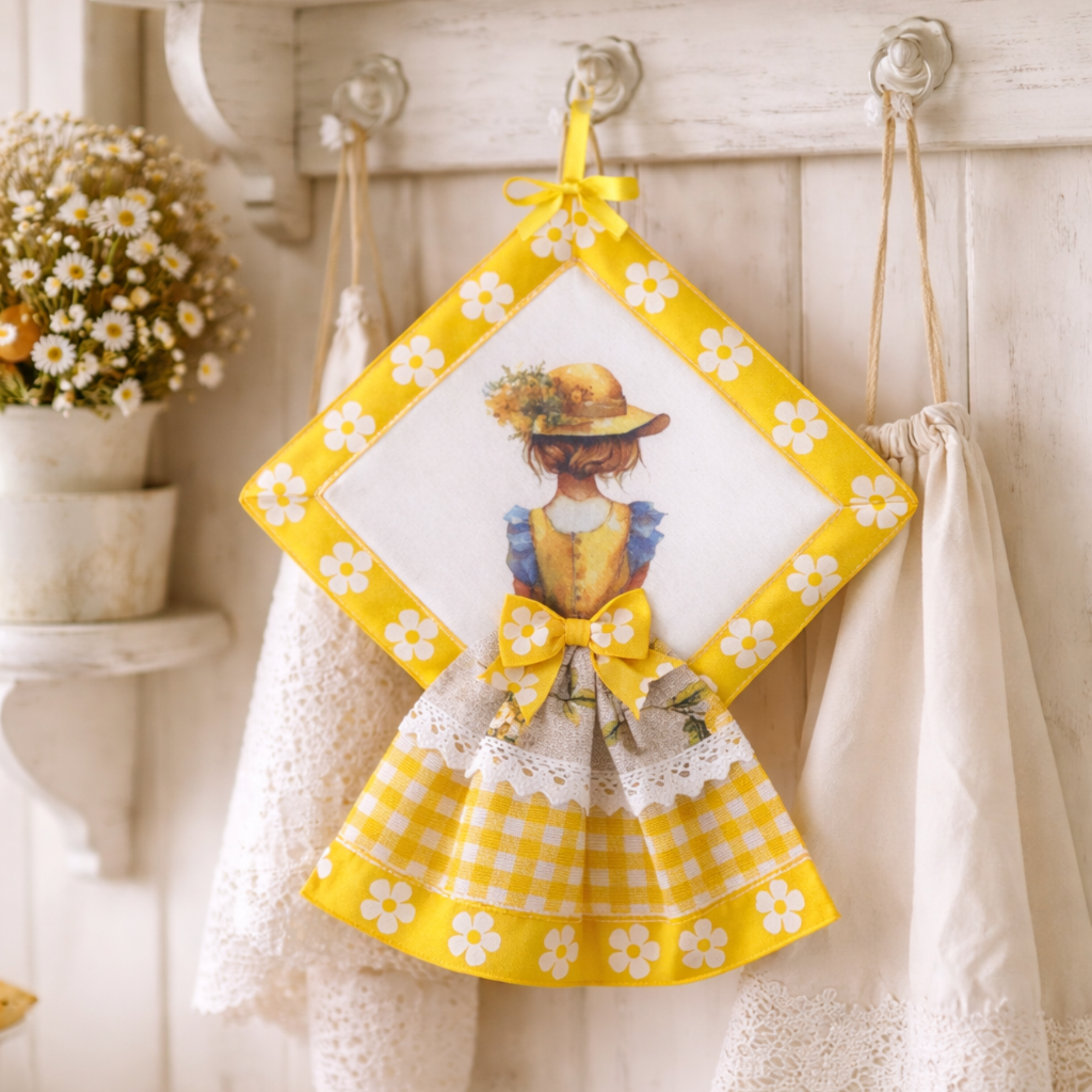 Strofinaccio Lady Flowers