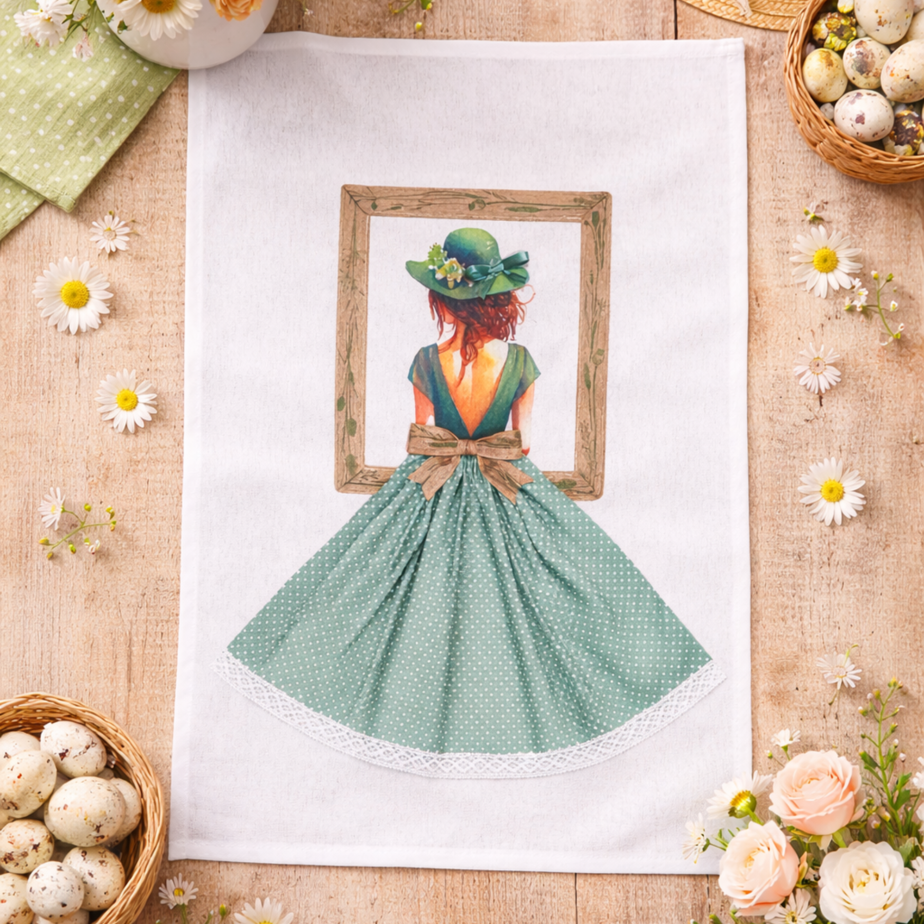 Strofinaccio Lady Flowers