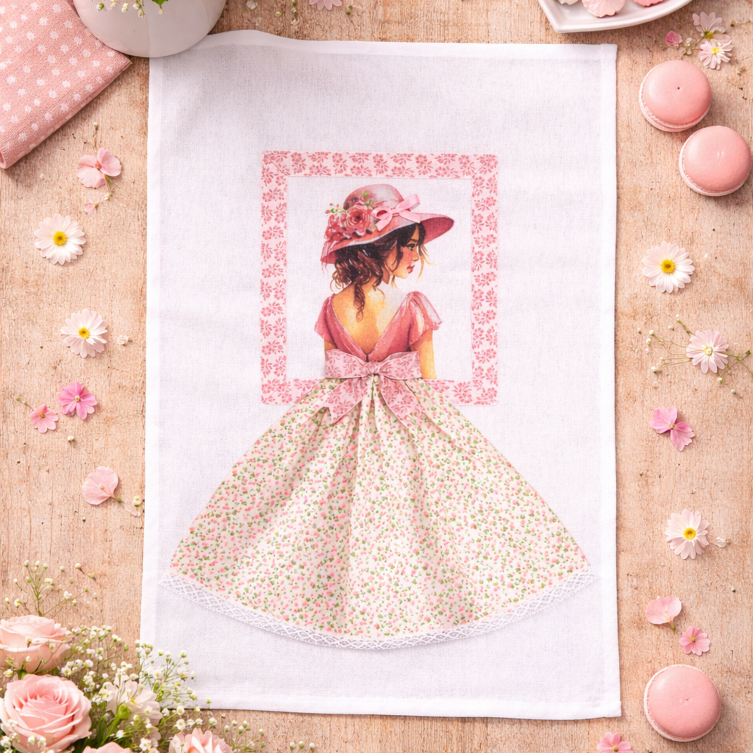 Strofinaccio Lady Flowers