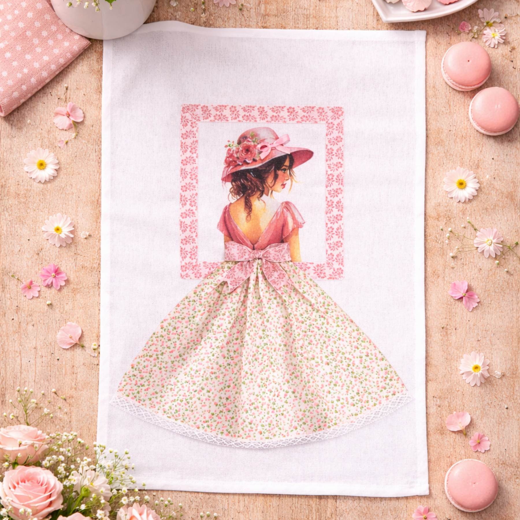 Strofinaccio Lady Flowers