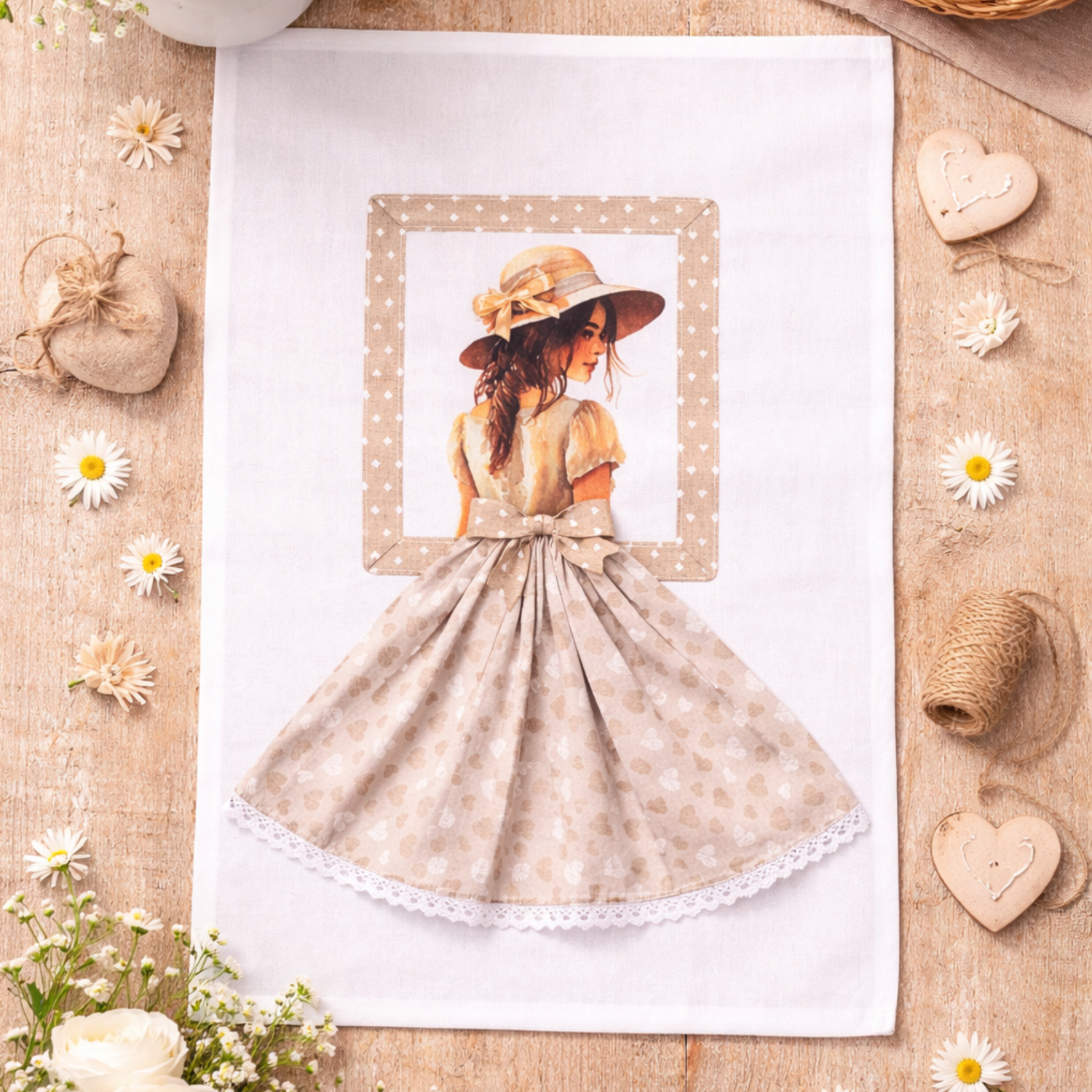 Strofinaccio Lady Flowers