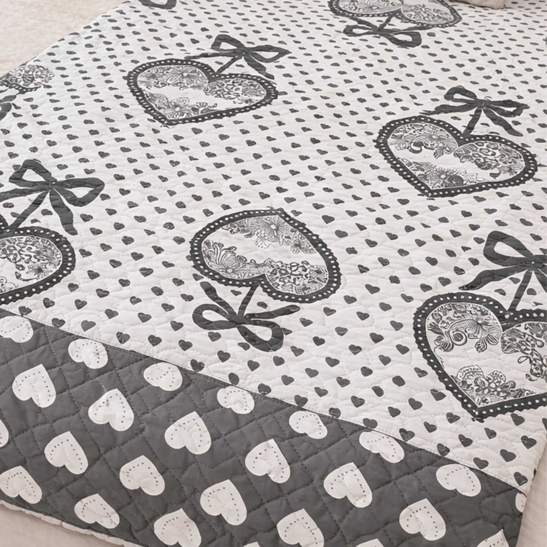 Set Trapuntino con Federe Shabby