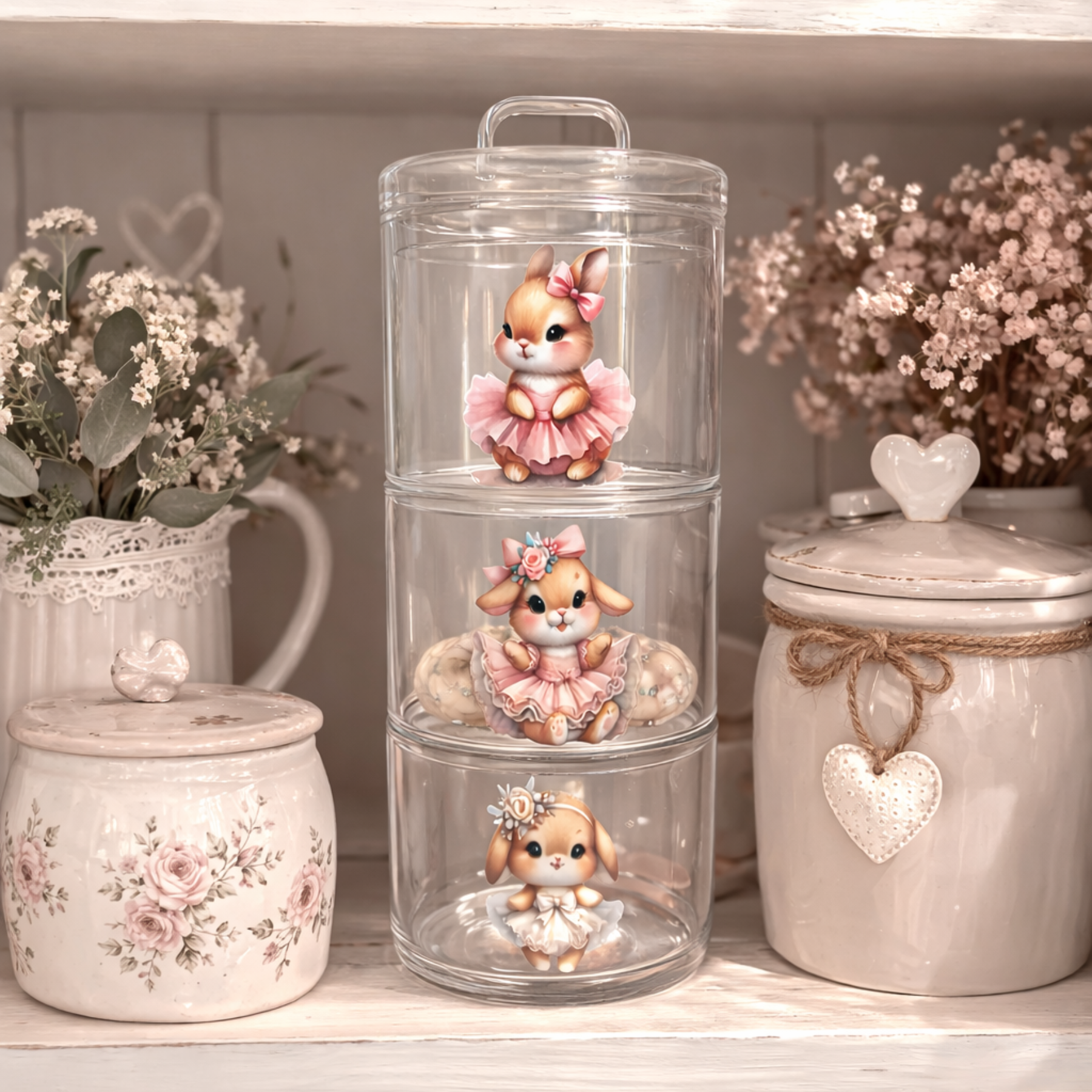 Tris Barattoli Dolce Coniglietta