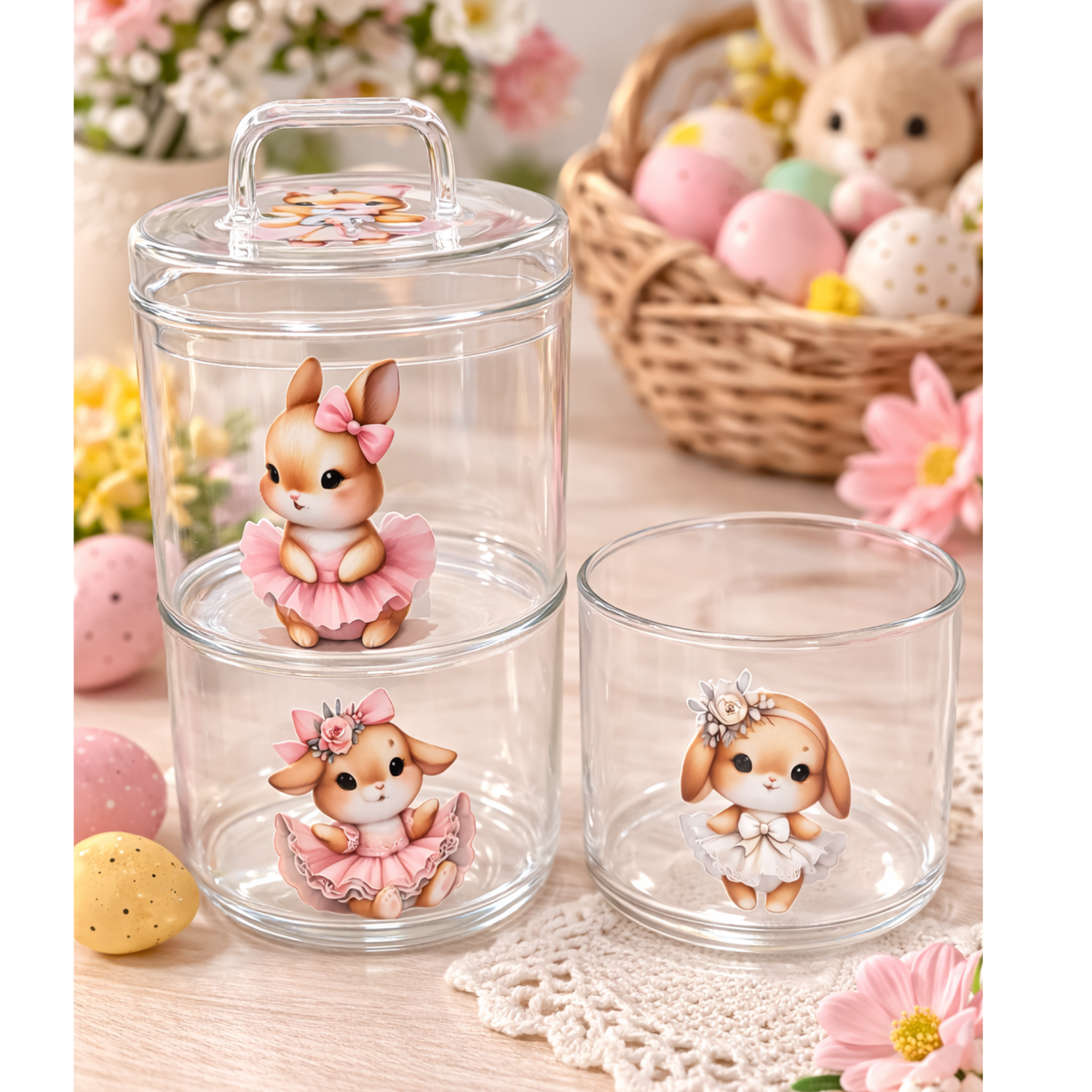 Tris Barattoli Dolce Coniglietta