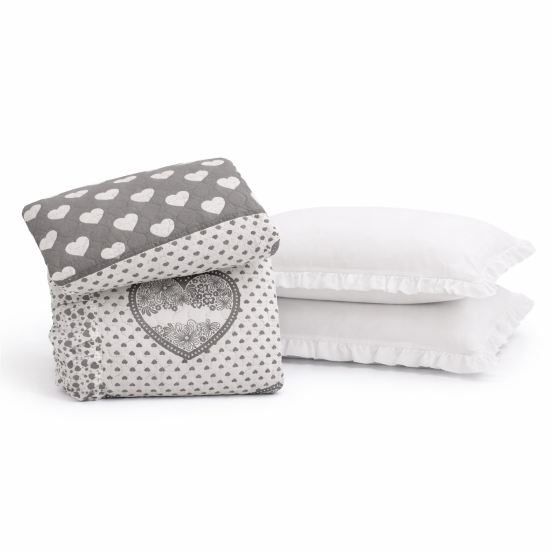 Set Trapuntino con Federe Shabby