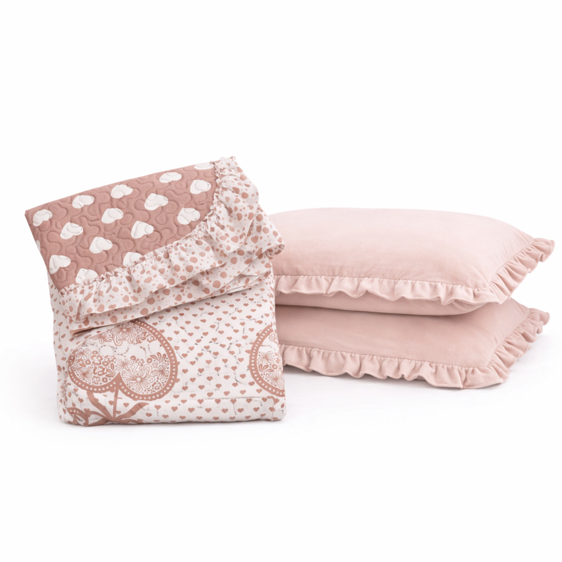 Set Trapuntino con Federe Shabby