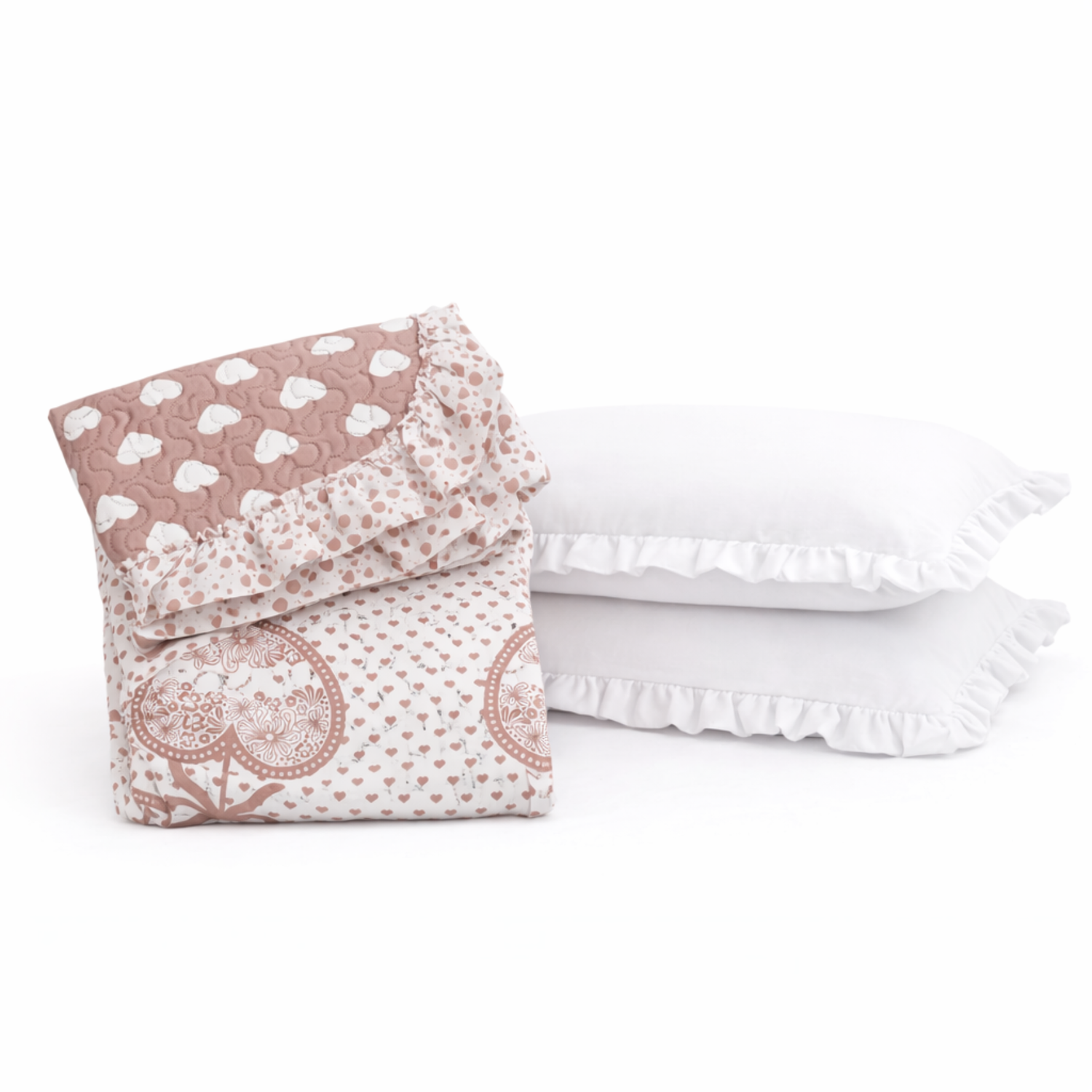 Set Trapuntino con Federe Shabby