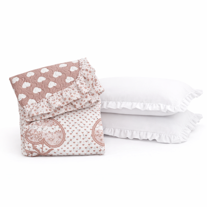 Set Trapuntino con Federe Shabby