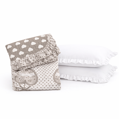 Set Trapuntino con Federe Shabby