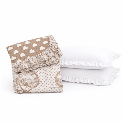 Set Trapuntino con Federe Shabby